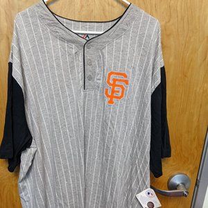San Francisco Giants Majestic Big & Tall Pinstripe
